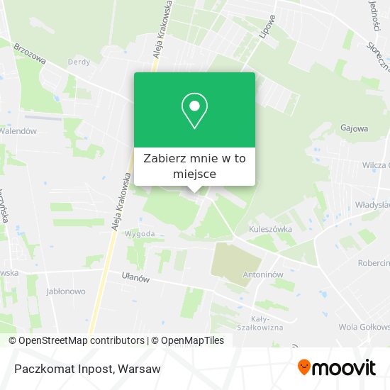 Mapa Paczkomat Inpost