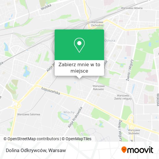 Mapa Dolina Odkrywców