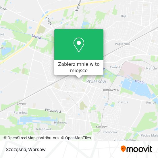 Mapa Szczęsna