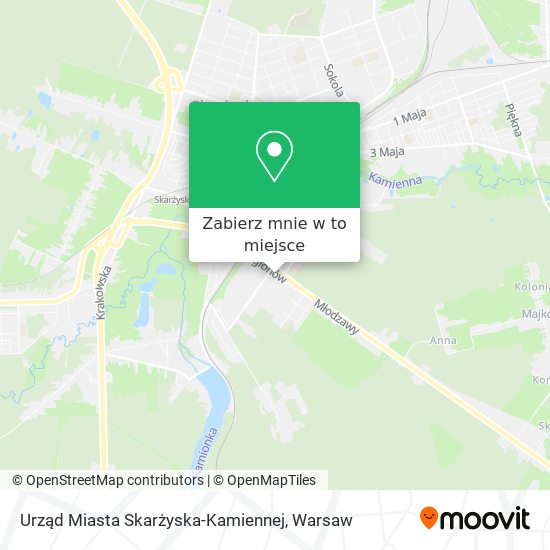 Mapa Urząd Miasta Skarżyska-Kamiennej