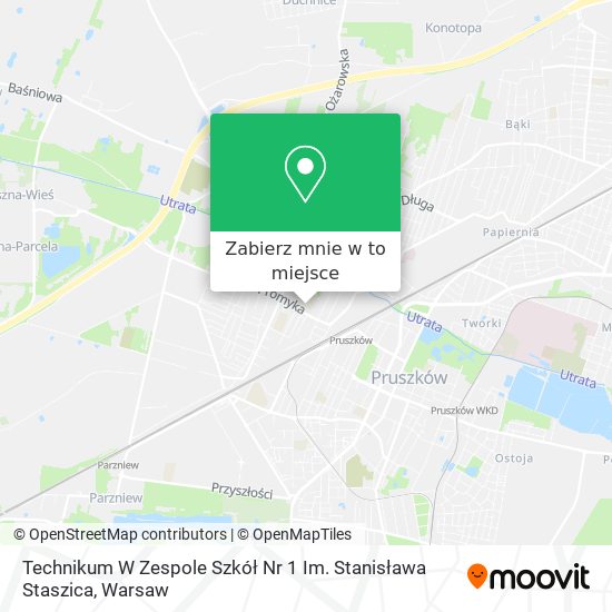 Mapa Technikum W Zespole Szkół Nr 1 Im. Stanisława Staszica