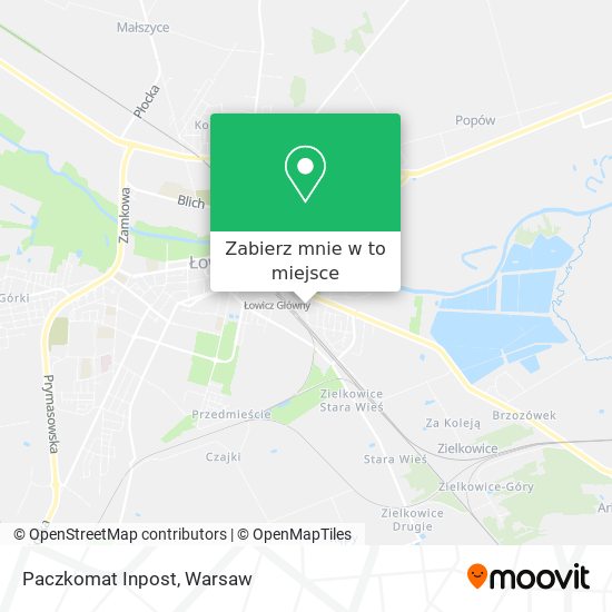 Mapa Paczkomat Inpost