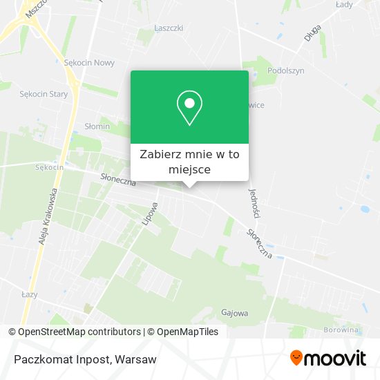 Mapa Paczkomat Inpost