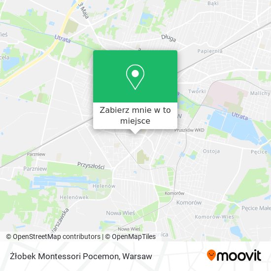 Mapa Żłobek Montessori Pocemon