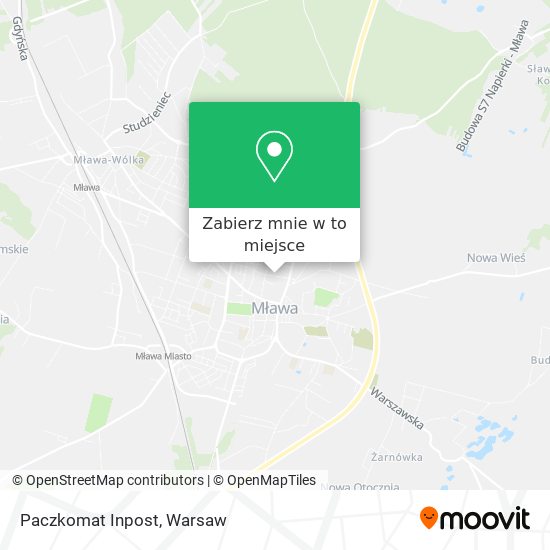 Mapa Paczkomat Inpost