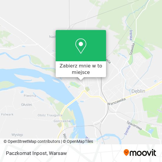 Mapa Paczkomat Inpost