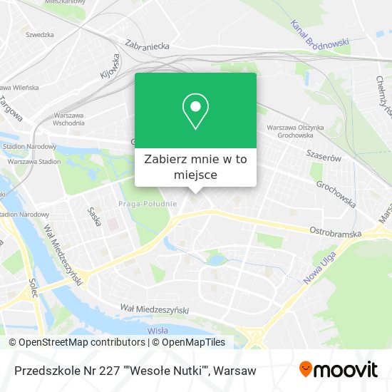 Mapa Przedszkole Nr 227 ""Wesołe Nutki""