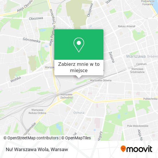 Mapa Nu! Warszawa Wola