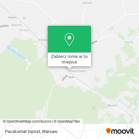 Mapa Paczkomat Inpost