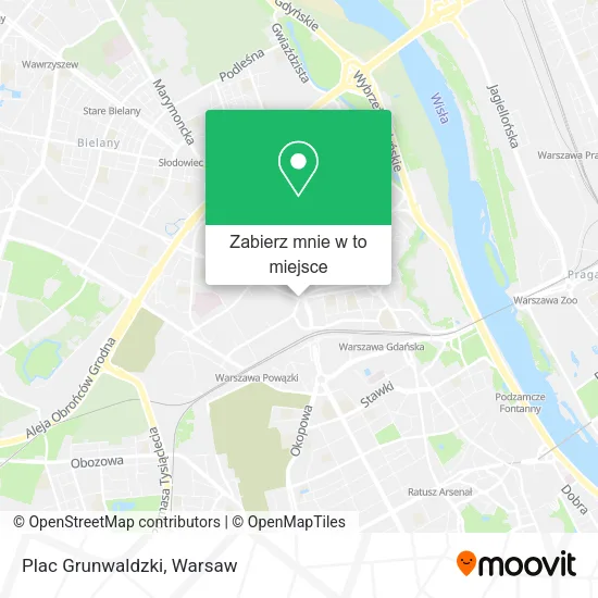 Mapa Plac Grunwaldzki
