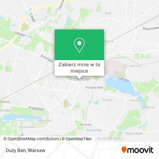 Mapa Duży Ben