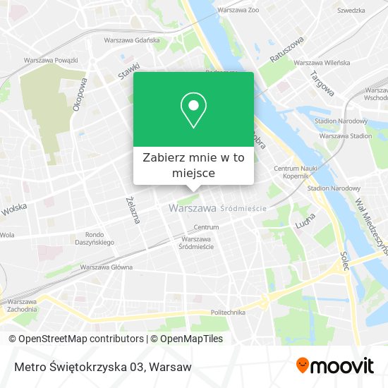 Mapa Metro Świętokrzyska 03