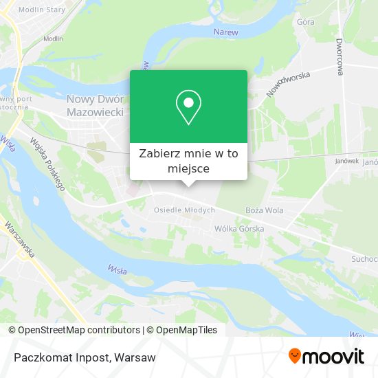 Mapa Paczkomat Inpost