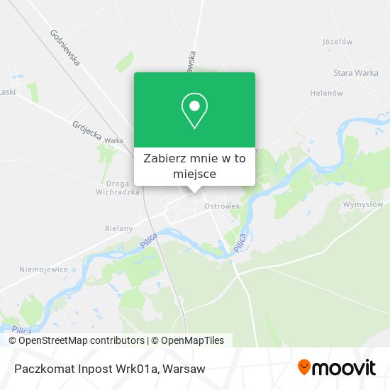 Mapa Paczkomat Inpost Wrk01a