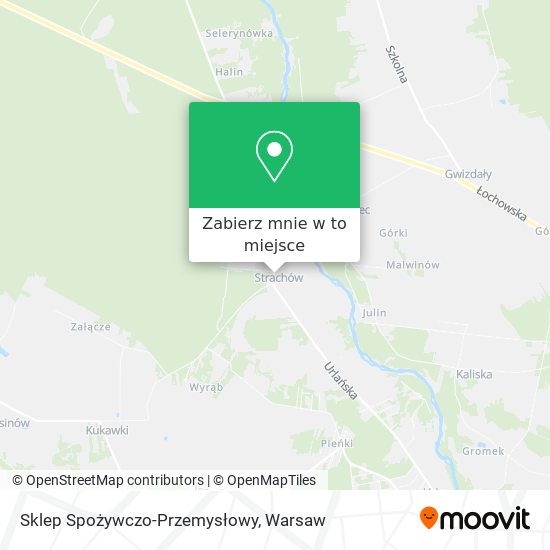 Mapa Sklep Spożywczo-Przemysłowy