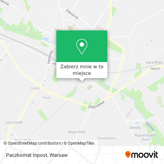 Mapa Paczkomat Inpost