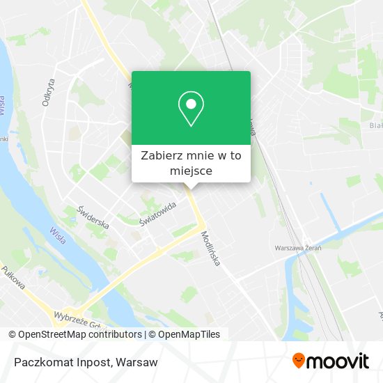 Mapa Paczkomat Inpost