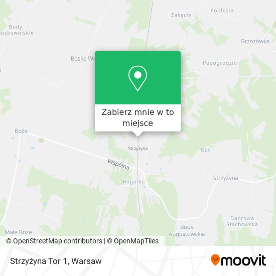 Mapa Strzyżyna Tor 1