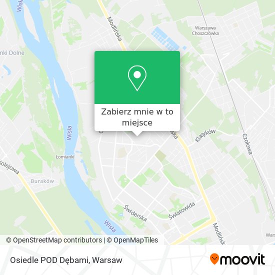 Mapa Osiedle POD Dębami