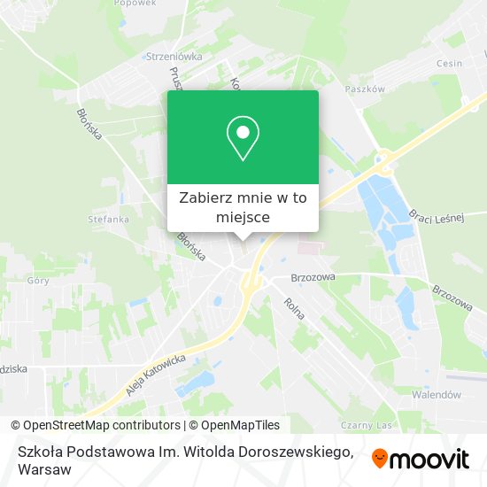 Mapa Szkoła Podstawowa Im. Witolda Doroszewskiego