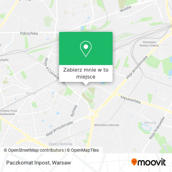 Mapa Paczkomat Inpost