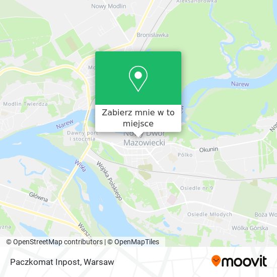 Mapa Paczkomat Inpost