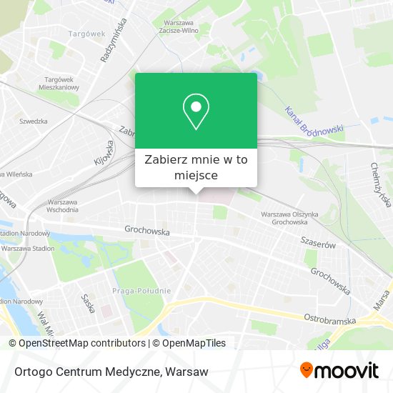 Mapa Ortogo Centrum Medyczne