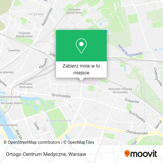 Mapa Ortogo Centrum Medyczne