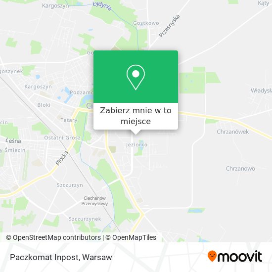 Mapa Paczkomat Inpost