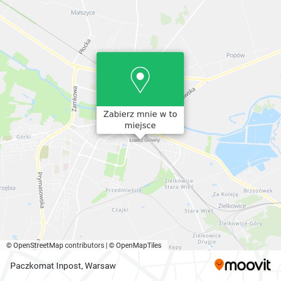 Mapa Paczkomat Inpost