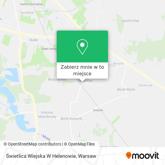 Mapa Świetlica Wiejska W Helenowie