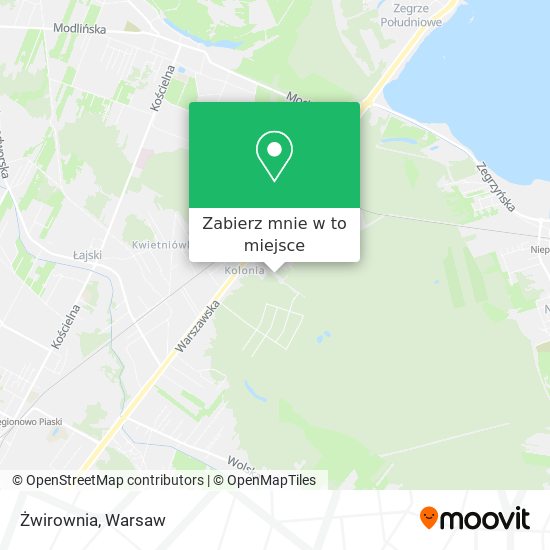 Mapa Żwirownia