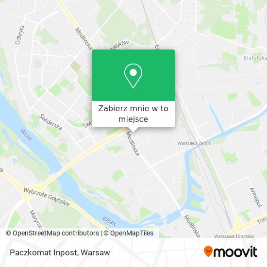 Mapa Paczkomat Inpost