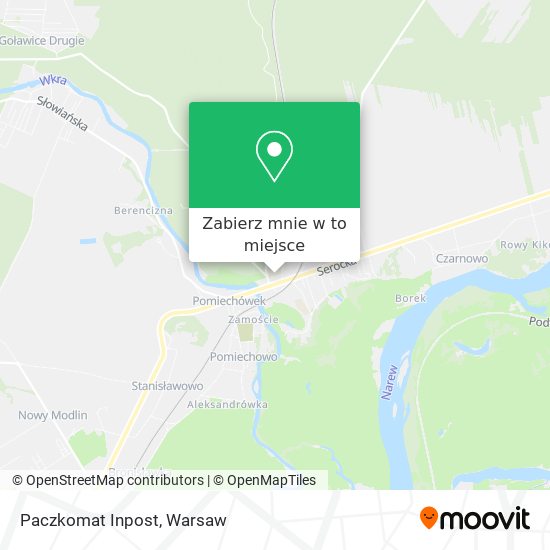 Mapa Paczkomat Inpost