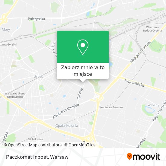 Mapa Paczkomat Inpost