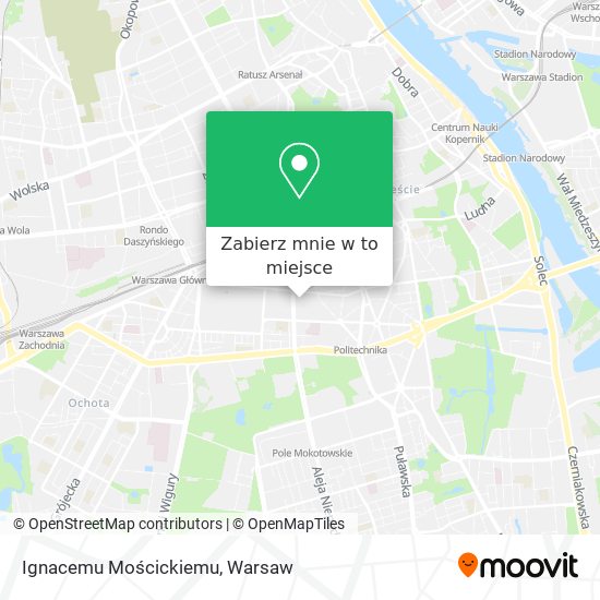 Mapa Ignacemu Mościckiemu