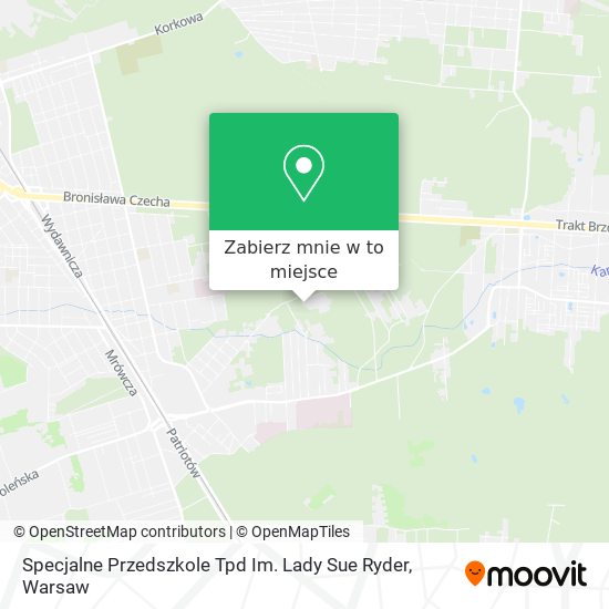 Mapa Specjalne Przedszkole Tpd Im. Lady Sue Ryder