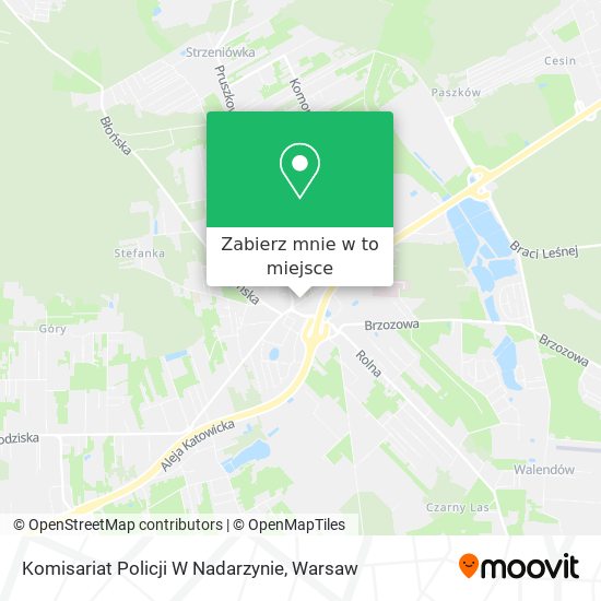 Mapa Komisariat Policji W Nadarzynie