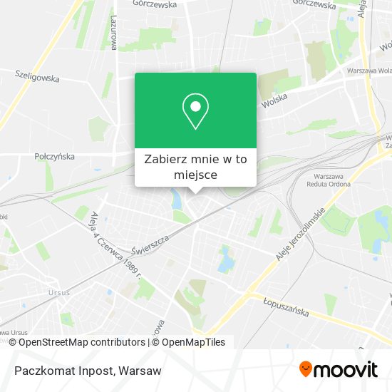 Mapa Paczkomat Inpost