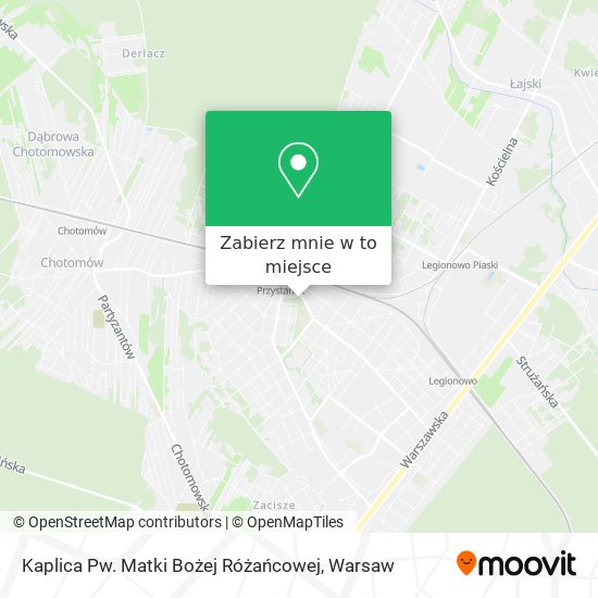 Mapa Kaplica Pw. Matki Bożej Różańcowej