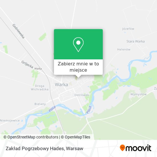 Mapa Zakład Pogrzebowy Hades