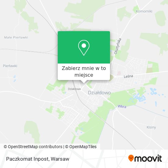 Mapa Paczkomat Inpost