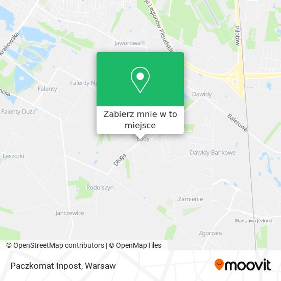 Mapa Paczkomat Inpost