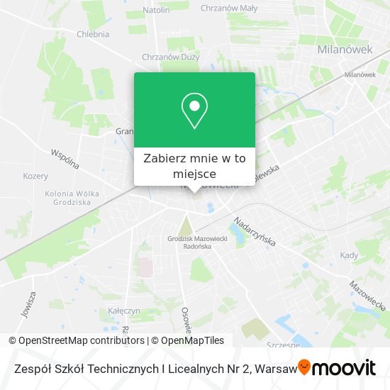 Mapa Zespół Szkół Technicznych I Licealnych Nr 2