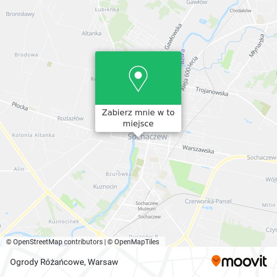 Mapa Ogrody Różańcowe