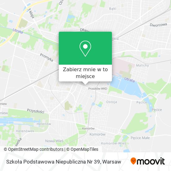 Mapa Szkoła Podstawowa Niepubliczna Nr 39