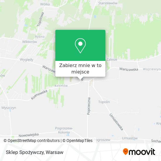 Mapa Sklep Spożywczy