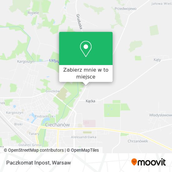 Mapa Paczkomat Inpost