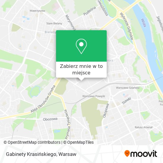 Mapa Gabinety Krasińskiego