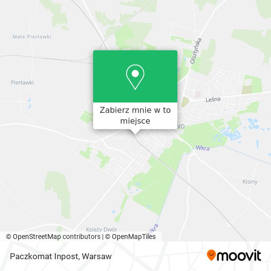 Mapa Paczkomat Inpost